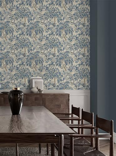 Surface Style Botanical Peel and Stick Wallpaper (Forest & The Trees Delft, 30.75 Sq Ft)